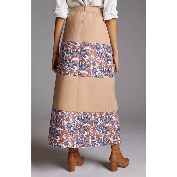 NWT Sachin & Babi Jacquard Tiered Maxi Skirt - Size 2 - Picture 2 of 6